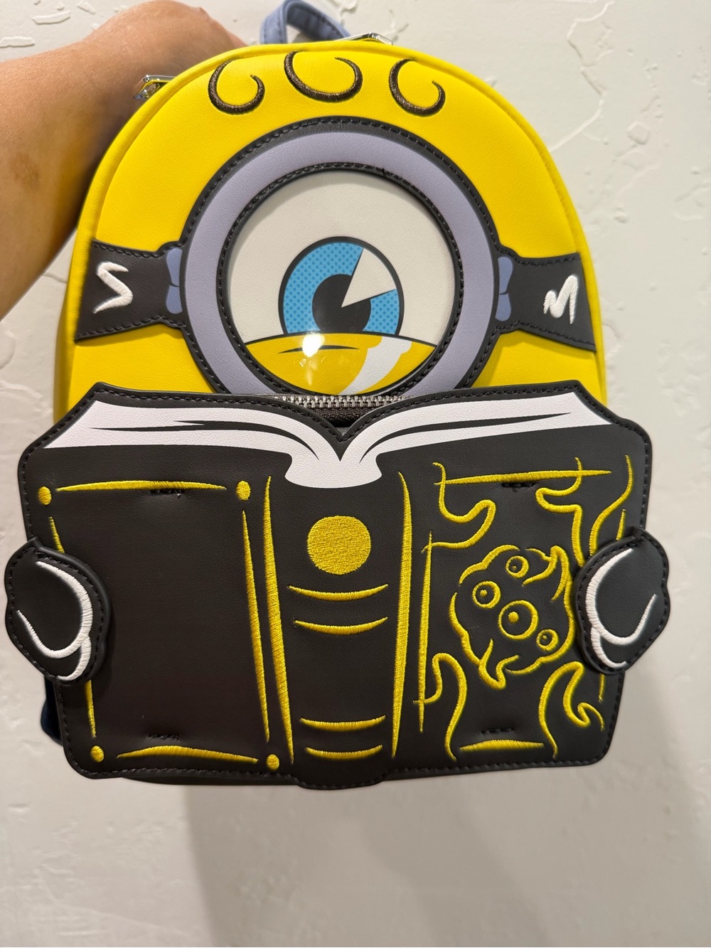 Loungefly Yellow Minion Book Backpack